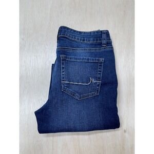 Maurices Jeans‎ Womens Straight Leg Blue Denim Size 2 Short 26x29.5 Mid Rise